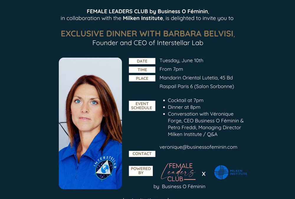Barbara Belvisi: Exclusive Dinner